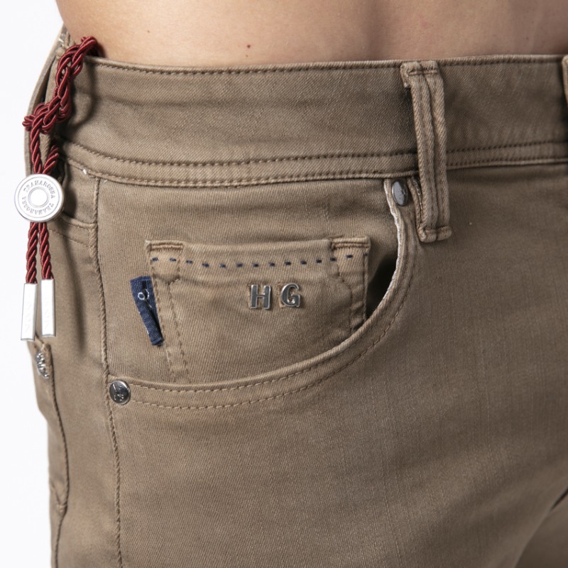 TRAMAROSSA - Jeans slim marron