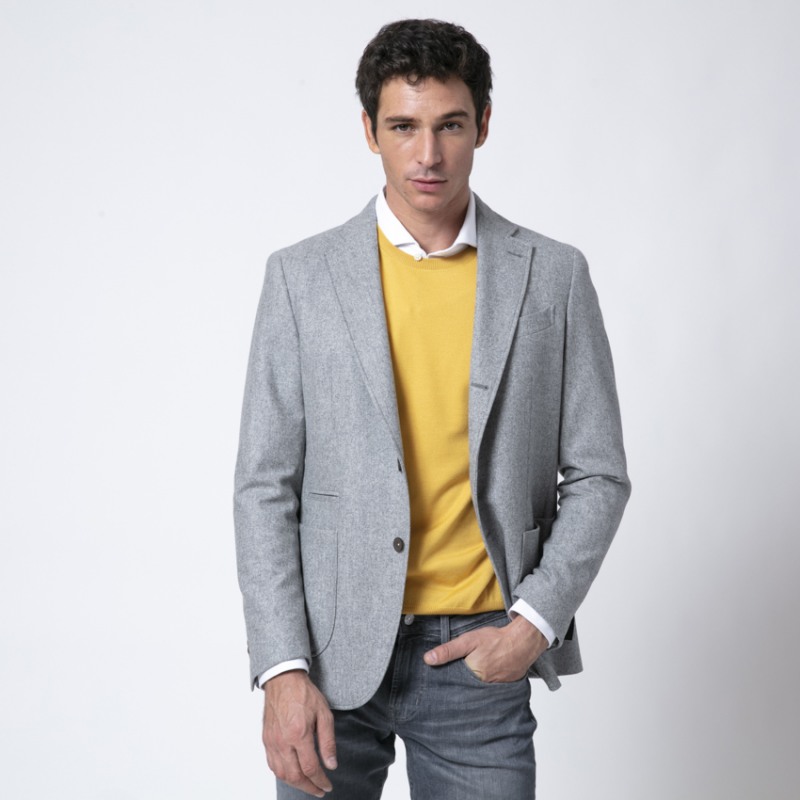DUNCAN - Veste blazer grise 2