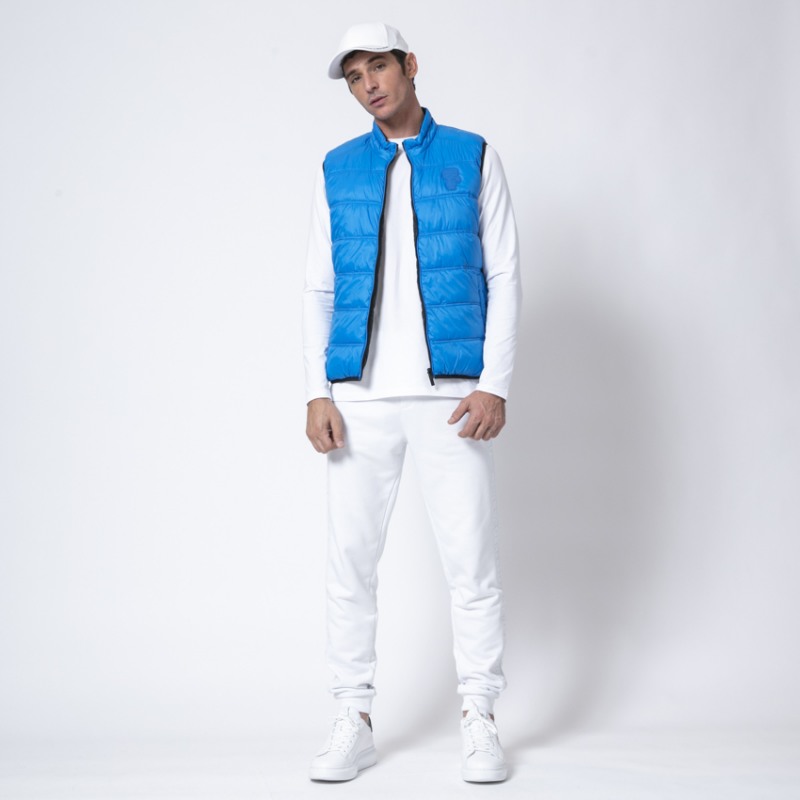 KARL LAGERFELD - T-shirt blanc manches longues