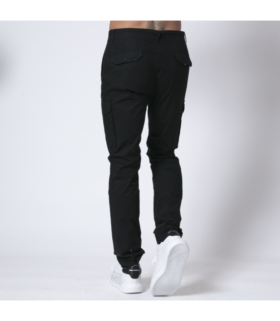 KARL LAGERFELD - Pantalon cargo noir