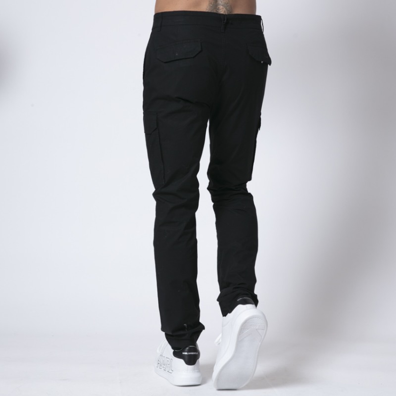 KARL LAGERFELD - Pantalon cargo noir