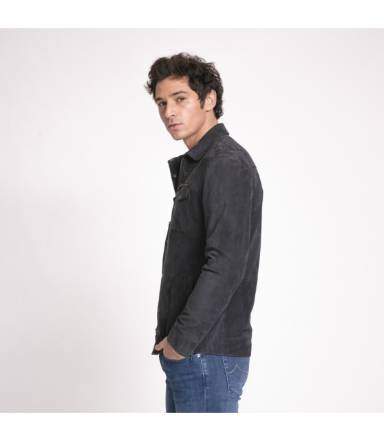 Duncan - Sur-chemise bleu marine