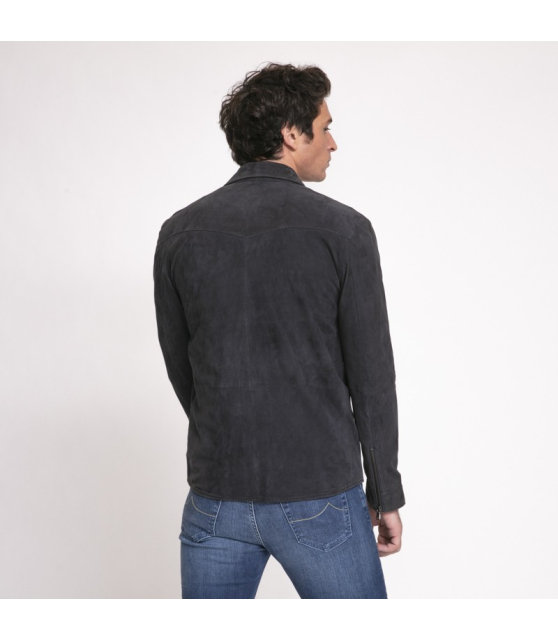 Duncan - Sur-chemise bleu marine