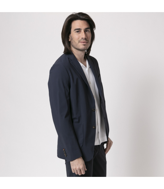 RRD - Blazer bleu marine en tissu technique