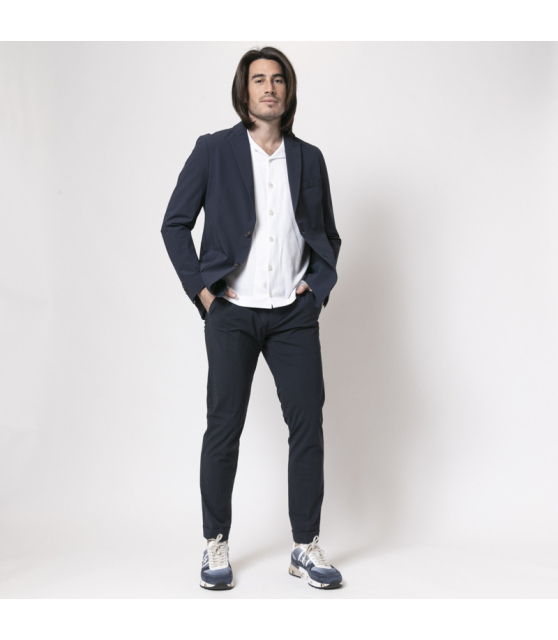 RRD - Blazer bleu marine en tissu technique