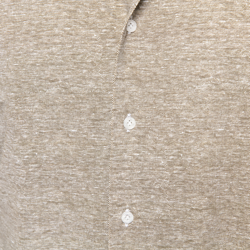 ORIAN - Chemise stretch beige chiné