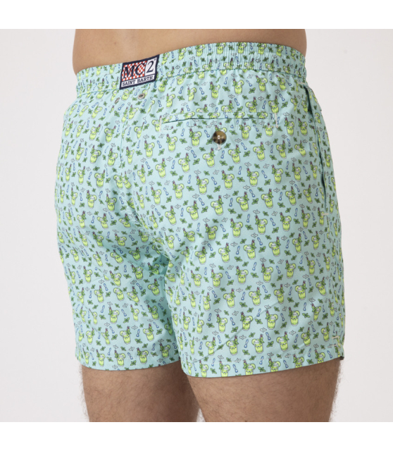 MC2 SAINT BARTH - Maillot de bain bleu turquoise "Mojito"