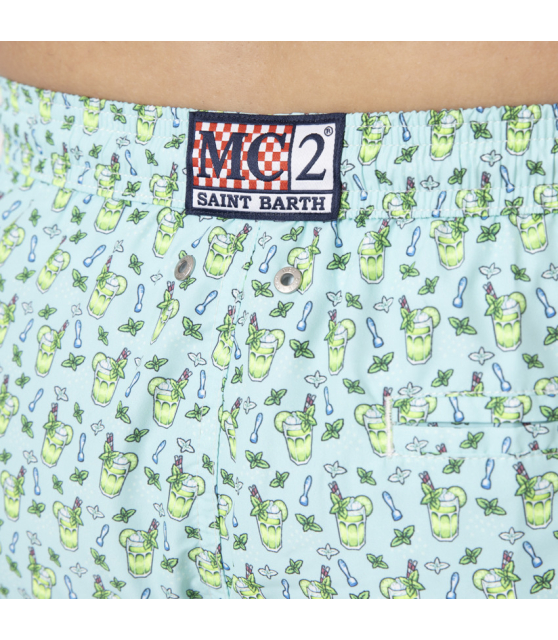 MC2 SAINT BARTH - Maillot de bain bleu turquoise "Mojito"
