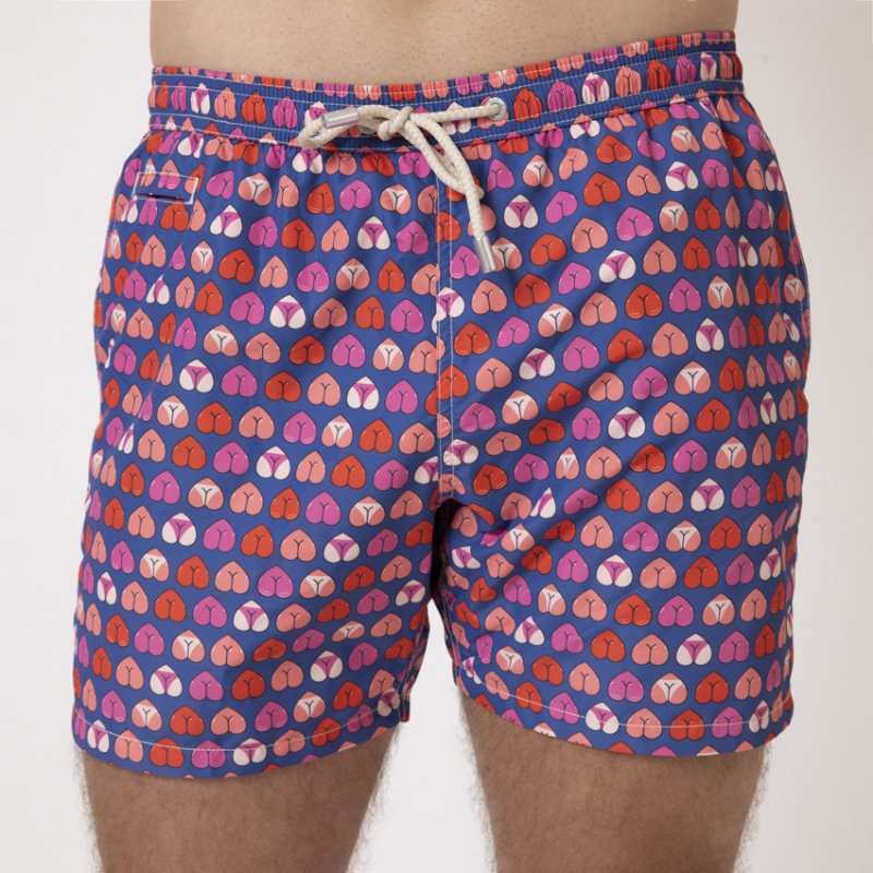 MC2 SAINT BARTH - Maillot de bain motifs coeurs trompe-l'oeil