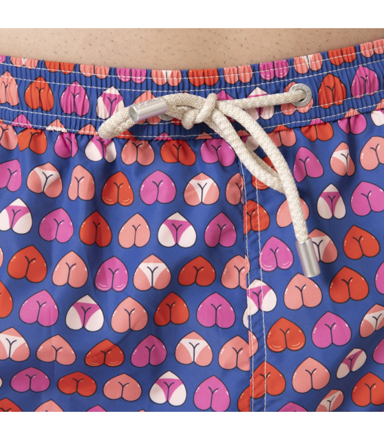 MC2 SAINT BARTH - Maillot de bain motifs coeurs trompe-l'oeil