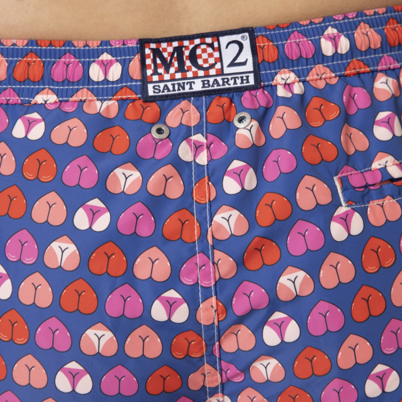 MC2 SAINT BARTH - Maillot de bain motifs coeurs trompe-l'oeil