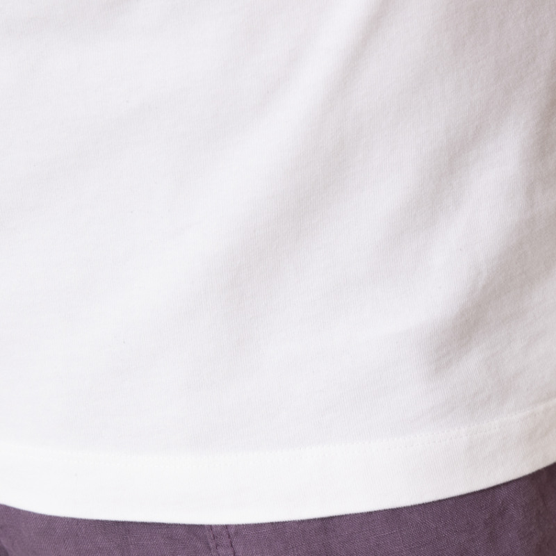 DUNCAN - T-shirt blanc à col rond