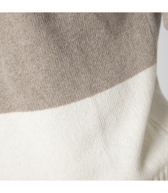 GRAN SASSO - Pull tricolore en éco-cachemire