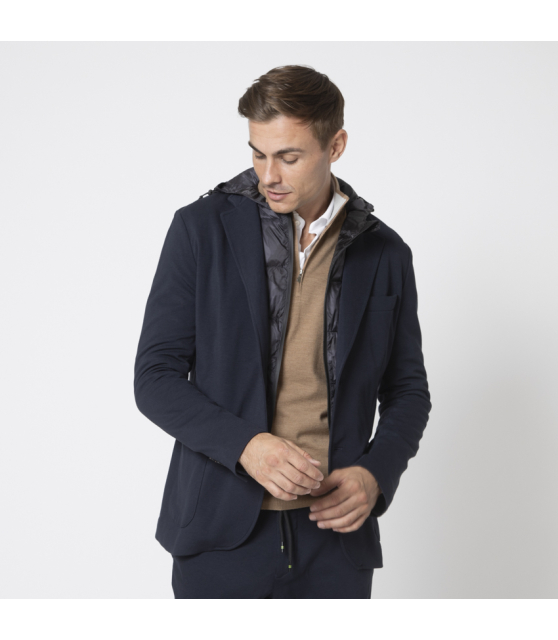 MASON'S - Veste blazer Travel Jacket bleu marine