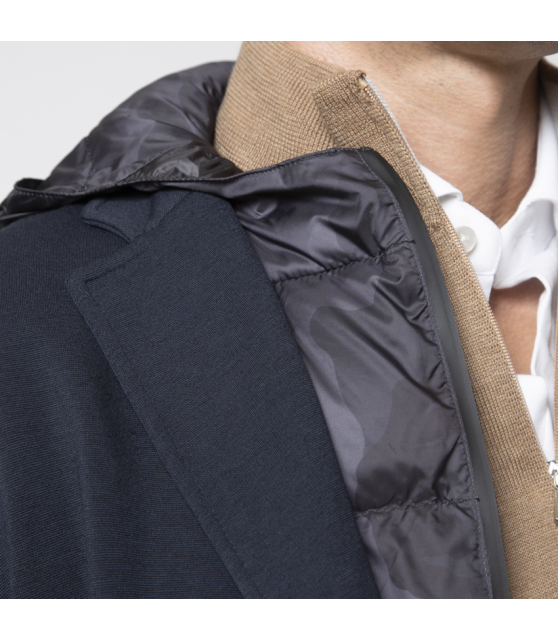 MASON'S - Veste blazer Travel Jacket bleu marine