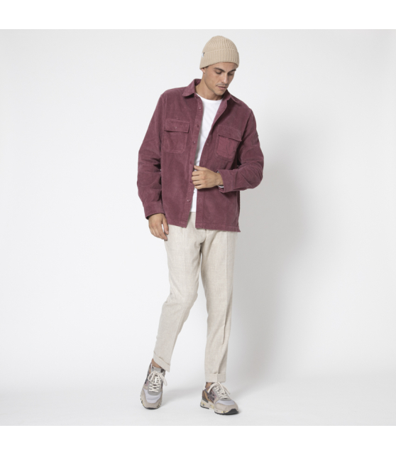 GRAN SASSO - Pantalon beige chiné en laine