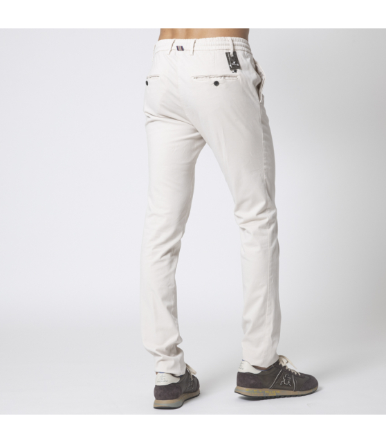 MASON'S - Pantalon chino grège pâle
