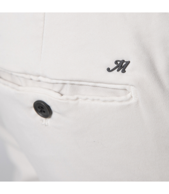 MASON'S - Pantalon chino grège pâle