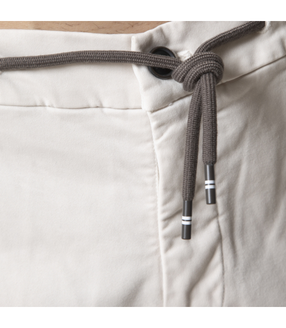 MASON'S - Pantalon chino grège pâle